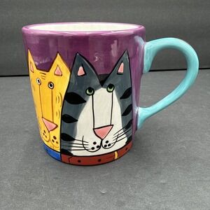 Catzilla Candace Reiter Coffee Kitty Cat Mug Vintage 2001 NWT